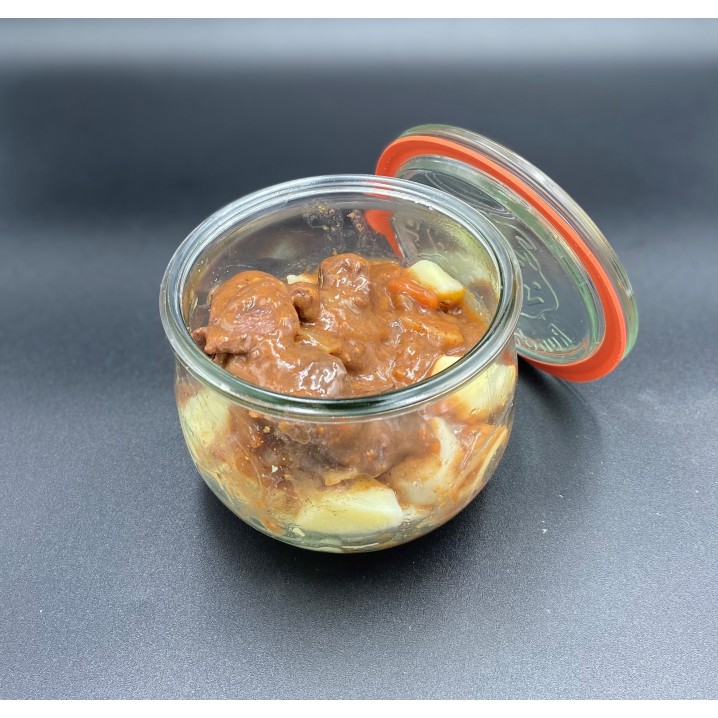 Boeuf bourguignon pommes de...