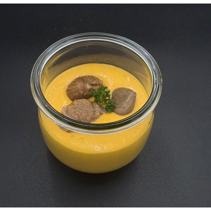 Velouté de patate douce et...