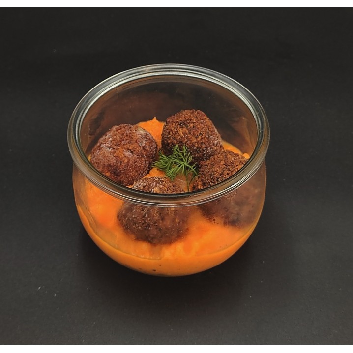 Falafel écrasé de patate...